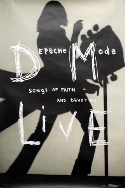 Depeche Mode Songs Of Faith And Devotion Live US Promo poster (546797)